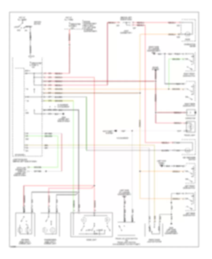 Courtesy Lamps Wiring Diagram for Mitsubishi Galant LS 1999