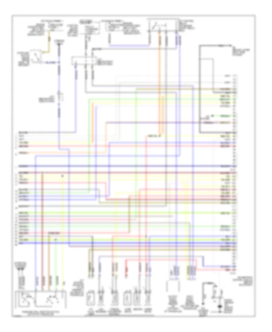 2.4L, Engine Performance Wiring Diagram (4 of 4) for Mitsubishi Outlander LS 2003