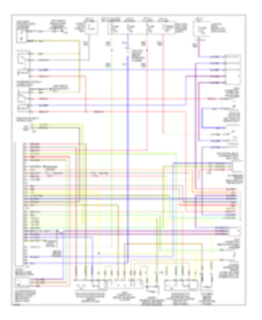 Automatic A C Wiring Diagram 1 of 2 for Mitsubishi Galant ES 2012