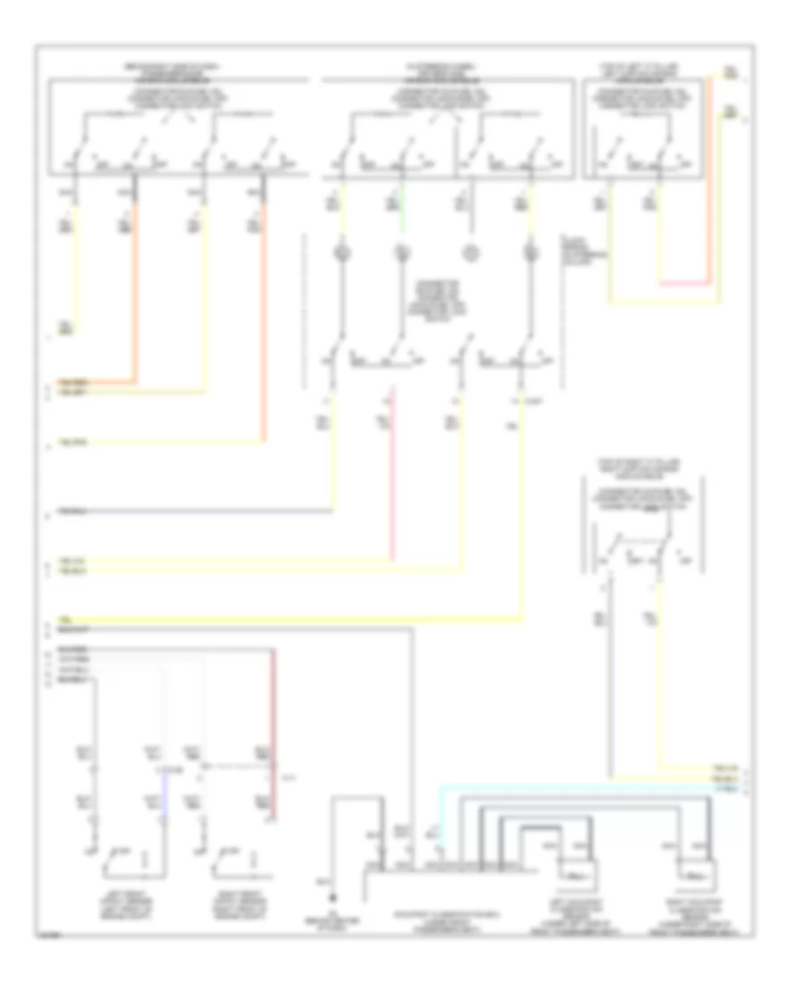Supplemental Restraints Wiring Diagram 2 of 3 for Mitsubishi Galant ES 2012