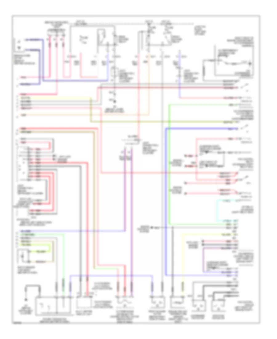 Automatic A C Wiring Diagram 2 of 2 for Mitsubishi Endeavor LS 2008