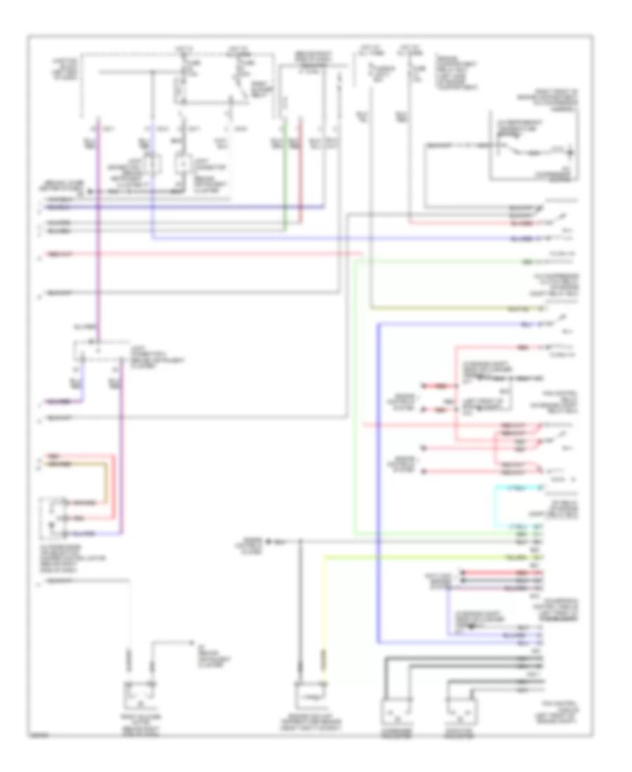 Manual A C Wiring Diagram 2 of 2 for Mitsubishi Endeavor LS 2008