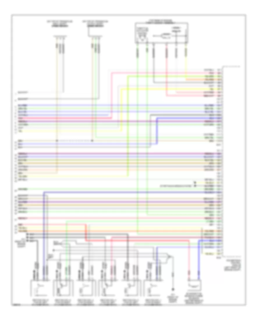 3.8L, Engine Performance Wiring Diagram (5 of 5) for Mitsubishi Endeavor LS 2008