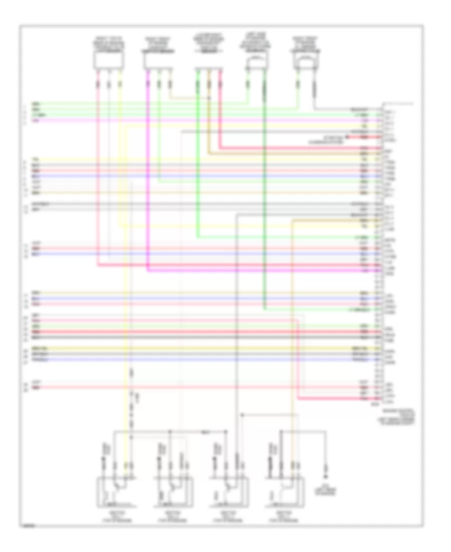2.4L, Engine Performance Wiring Diagram (5 of 5) for Mitsubishi Outlander ES 2014