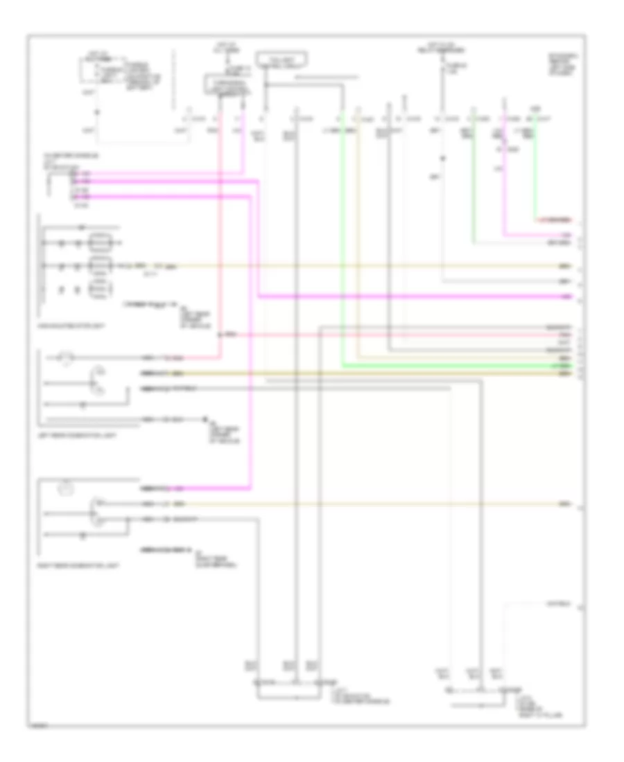 Exterior Lamps Wiring Diagram (1 of 3) for Mitsubishi Outlander ES 2014