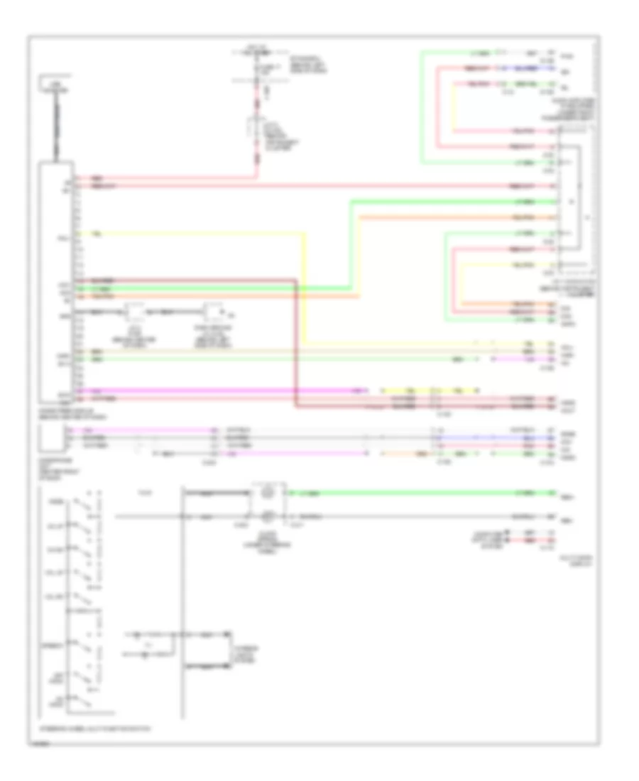 Hands Free Module Wiring Diagram with Multi Communication System for Mitsubishi Outlander ES 2014