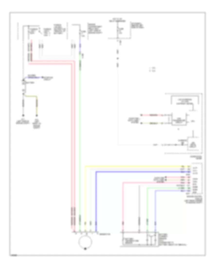 Charging Wiring Diagram for Mitsubishi Outlander ES 2014