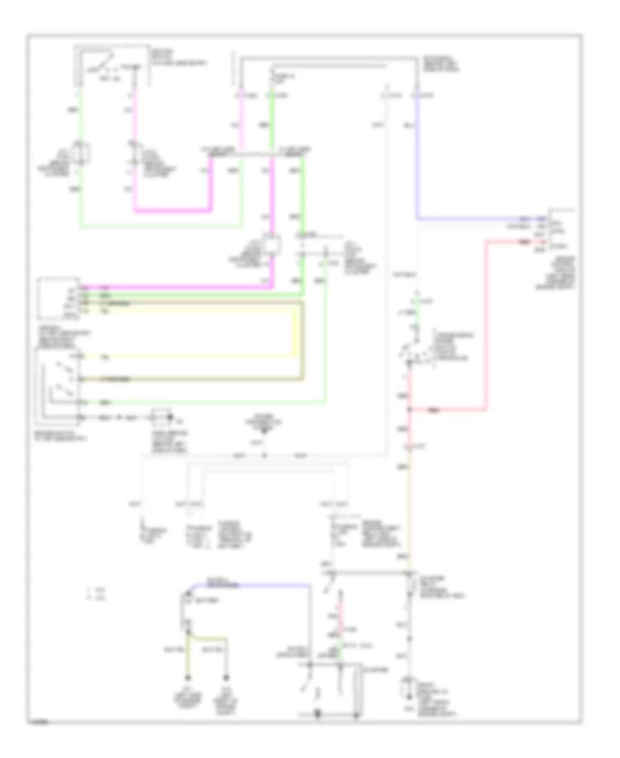 Starting Wiring Diagram for Mitsubishi Outlander ES 2014