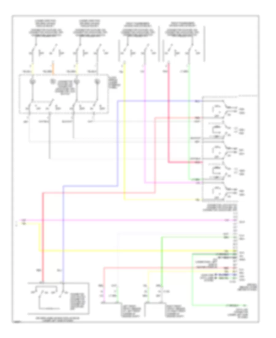 Supplemental Restraints Wiring Diagram (4 of 4) for Mitsubishi Outlander ES 2014