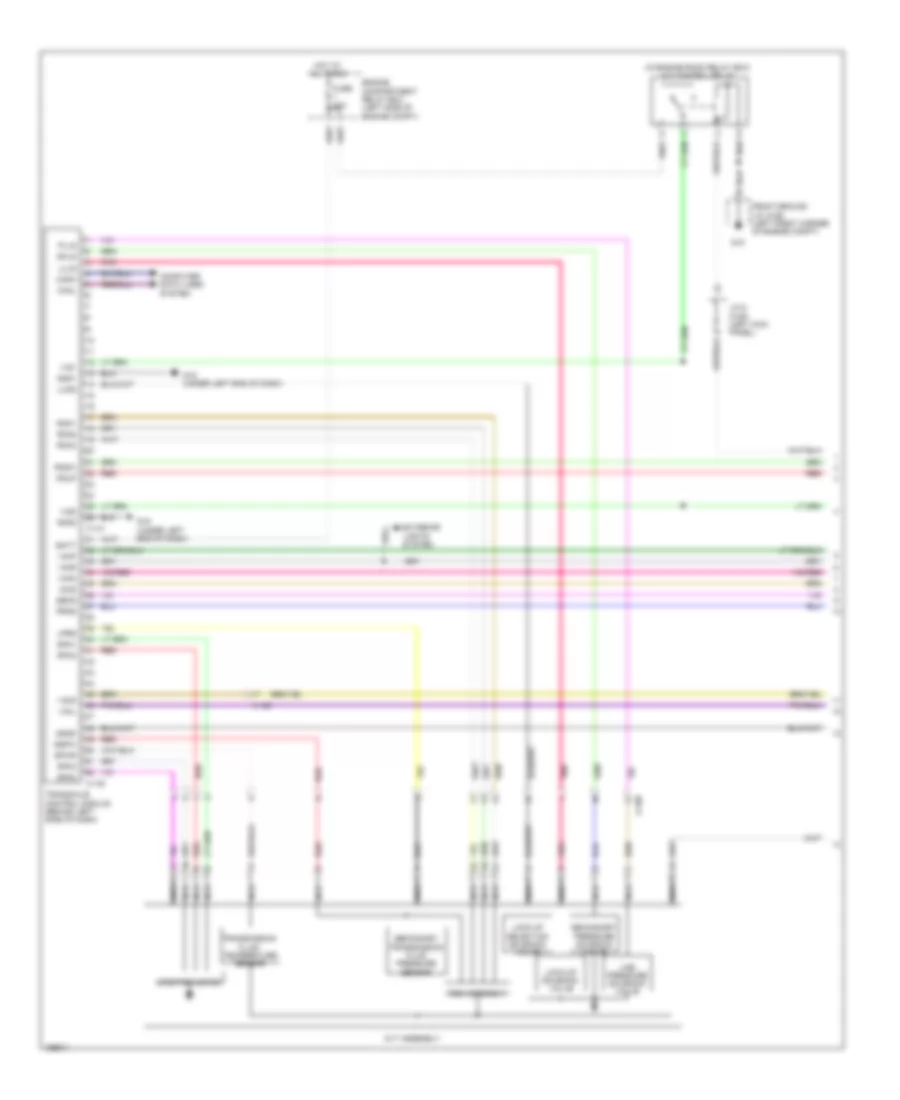 CVT Wiring Diagram (1 of 2) for Mitsubishi Outlander ES 2014
