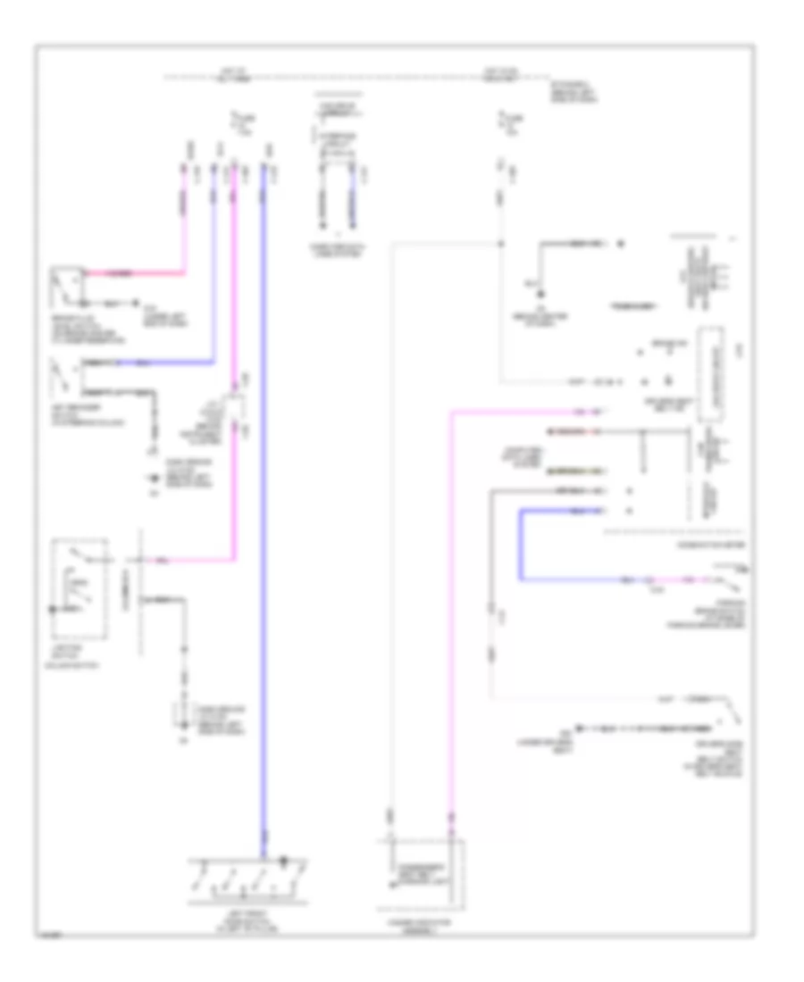 Chime Wiring Diagram for Mitsubishi Outlander ES 2014