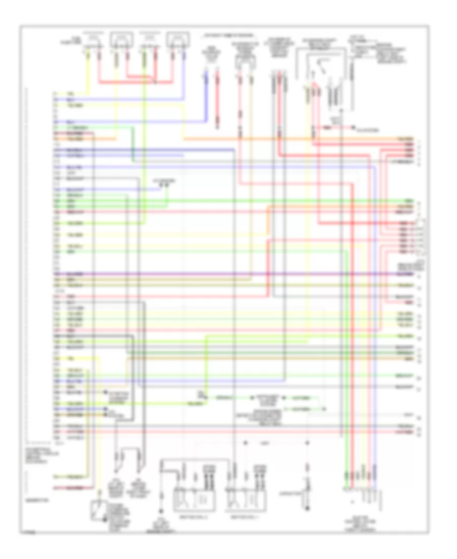 2 4L Engine Performance Wiring Diagram 1 of 4 for Mitsubishi Outlander XLS 2003