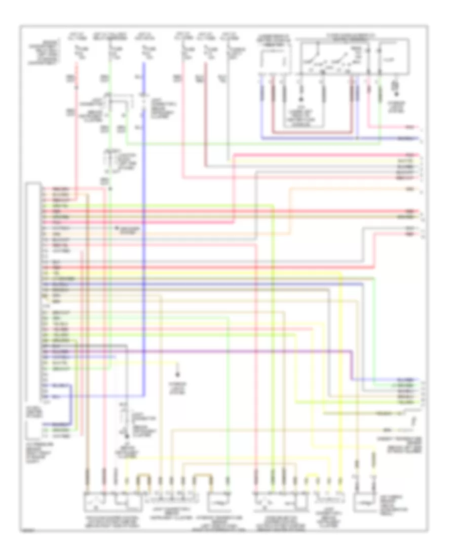 Automatic A C Wiring Diagram 1 of 2 for Mitsubishi Endeavor SE 2008