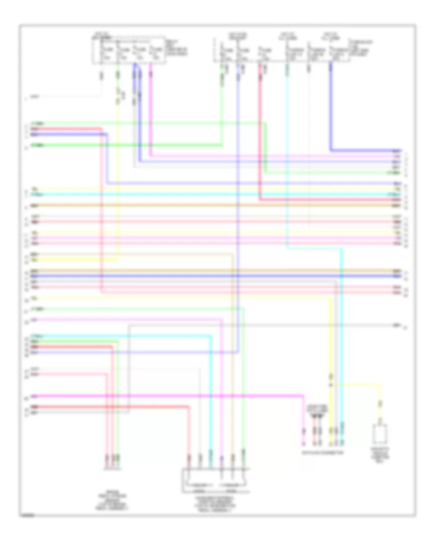 Engine Performance Wiring Diagram 2 of 8 for Mitsubishi i MiEV ES 2012