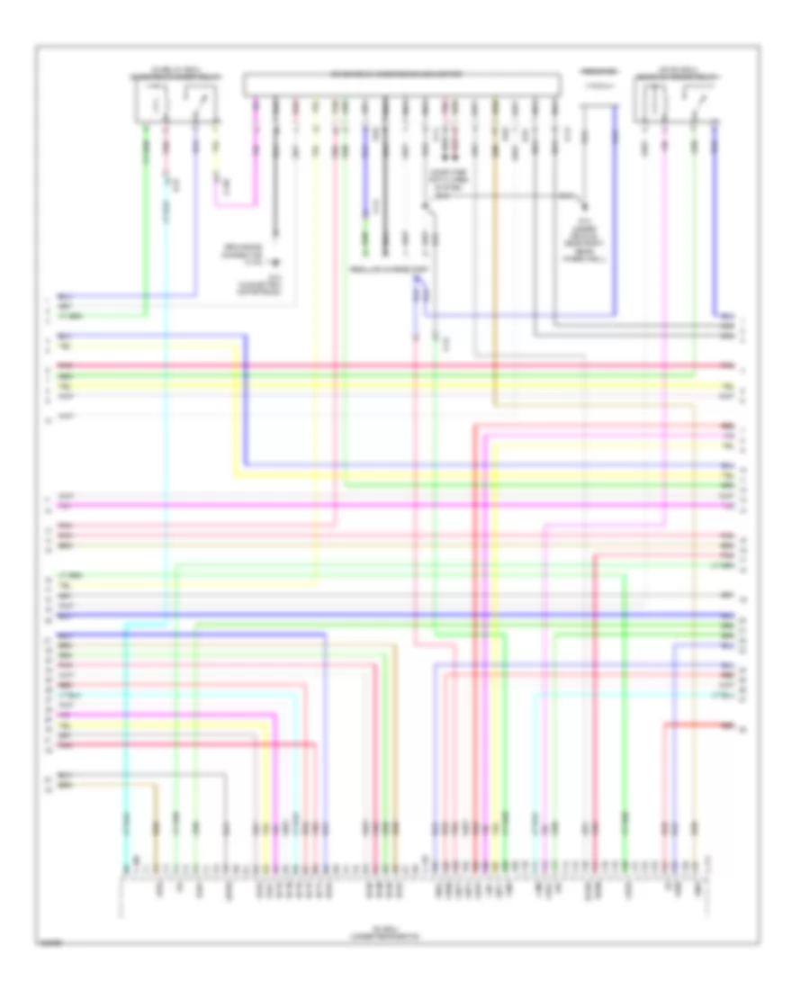 Engine Performance Wiring Diagram (4 of 8) for Mitsubishi i-MiEV ES 2012