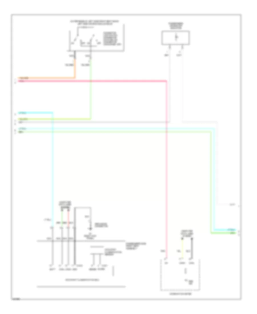Supplemental Restraints Wiring Diagram (3 of 4) for Mitsubishi i-MiEV ES 2012