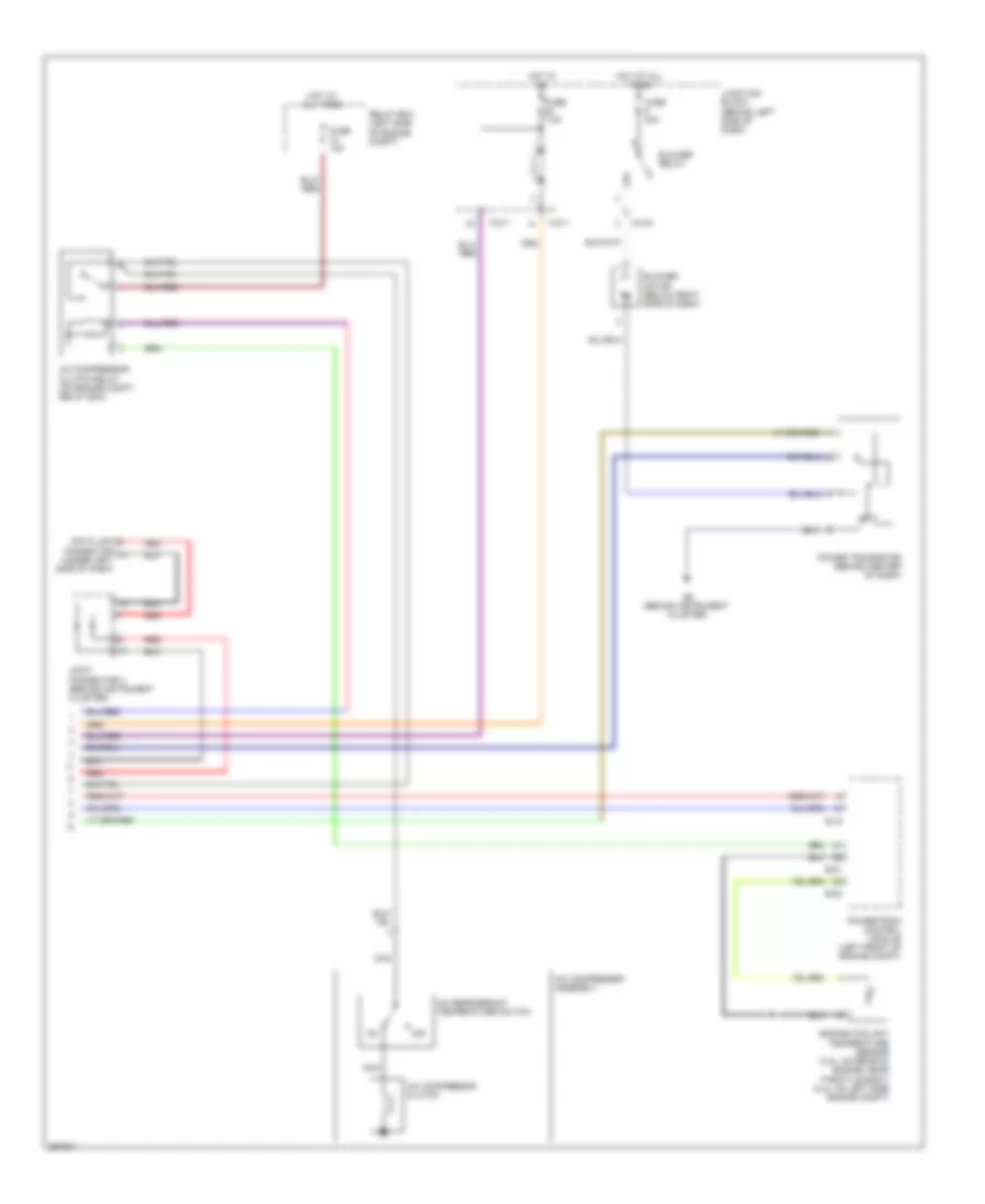 Automatic AC Wiring Diagram (2 of 2) for Mitsubishi Galant DE 2008