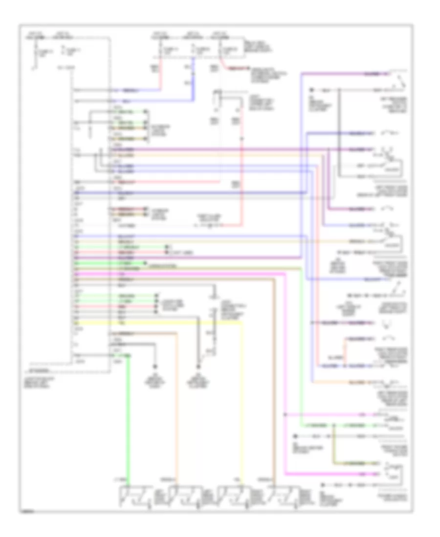 Forced Entry Wiring Diagram for Mitsubishi Galant DE 2008