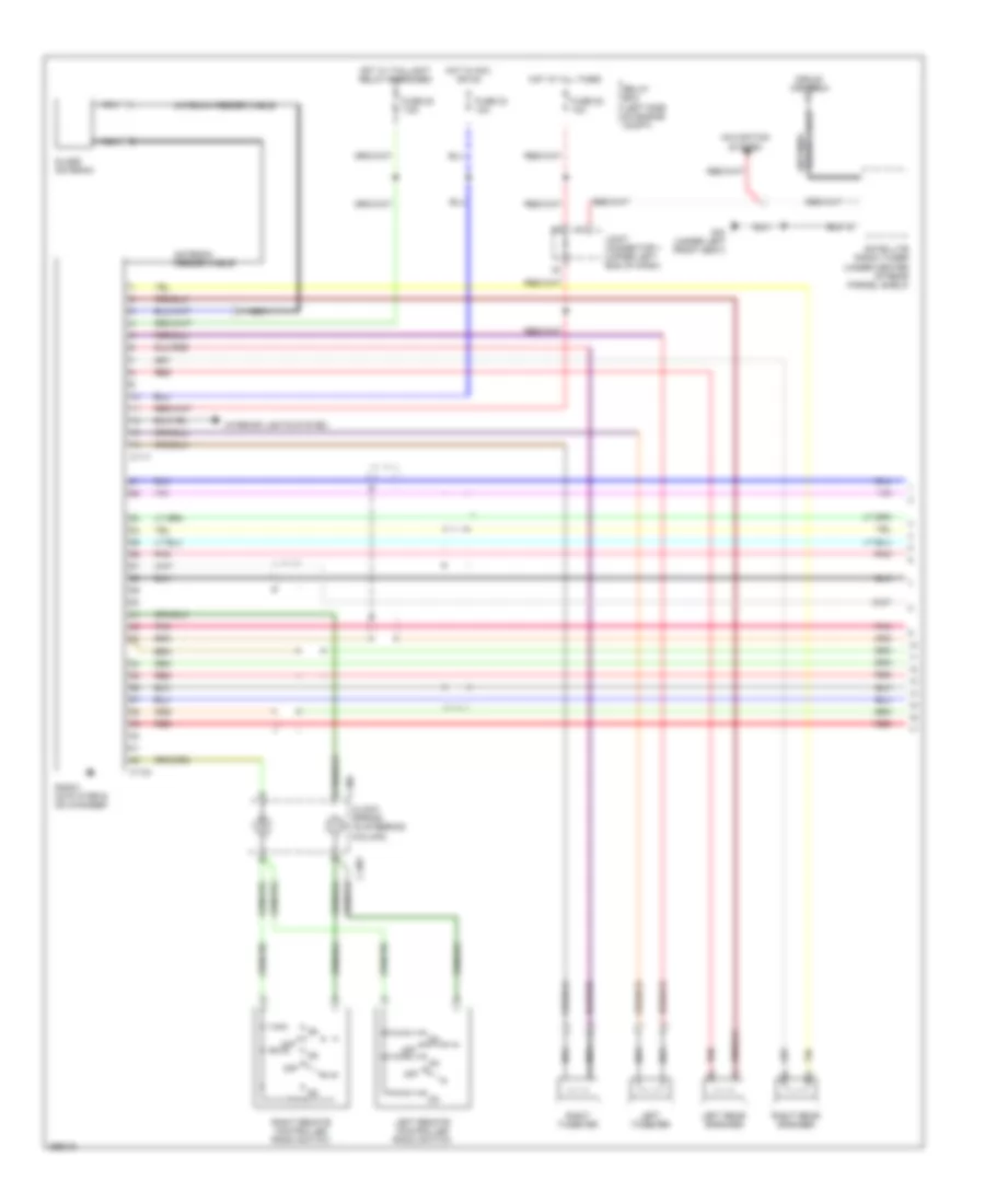 Radio Wiring Diagram with Amplifier 1 of 2 for Mitsubishi Galant DE 2008