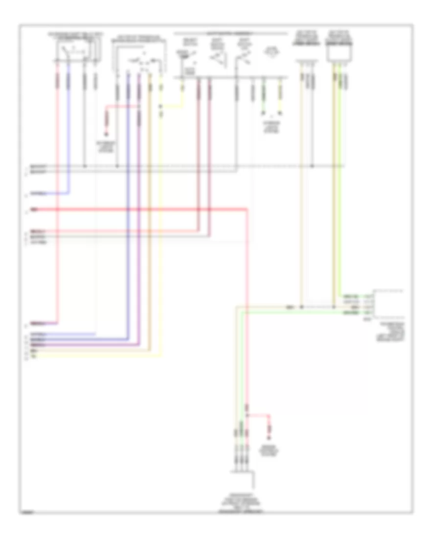 3.8L, Transmission Wiring Diagram (4 of 4) for Mitsubishi Galant DE 2008