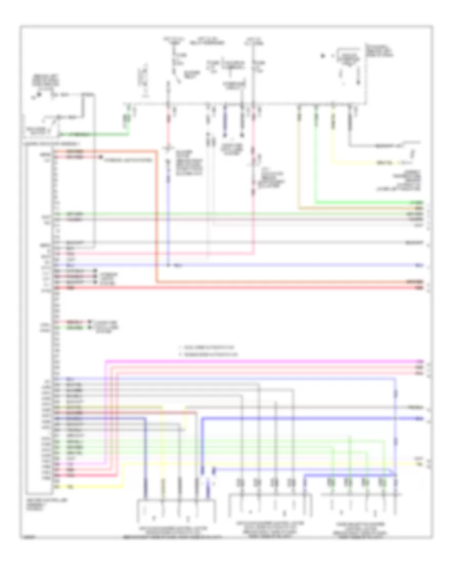 Automatic A C Wiring Diagram 1 of 3 for Mitsubishi Outlander SE 2014
