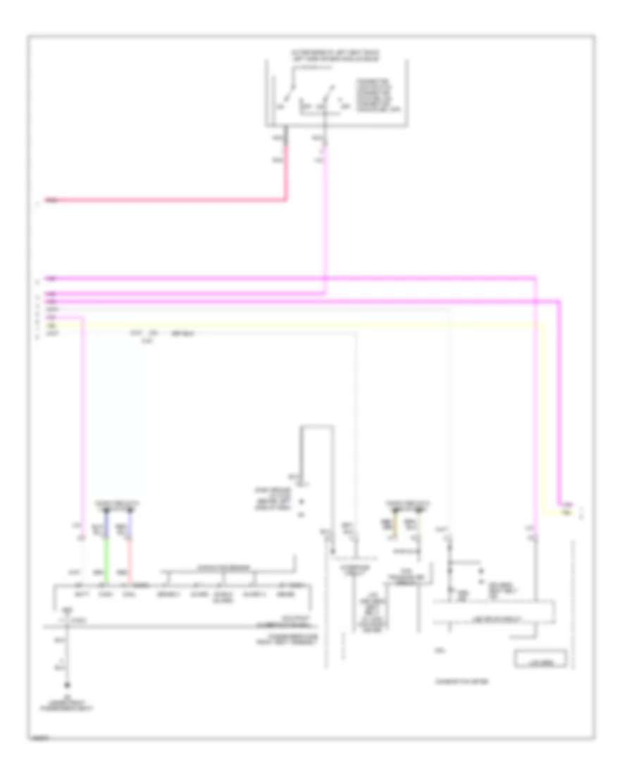 Supplemental Restraints Wiring Diagram (3 of 4) for Mitsubishi Outlander SE 2014