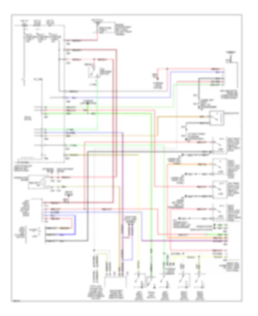 Forced Entry Wiring Diagram for Mitsubishi Diamante LS 2004
