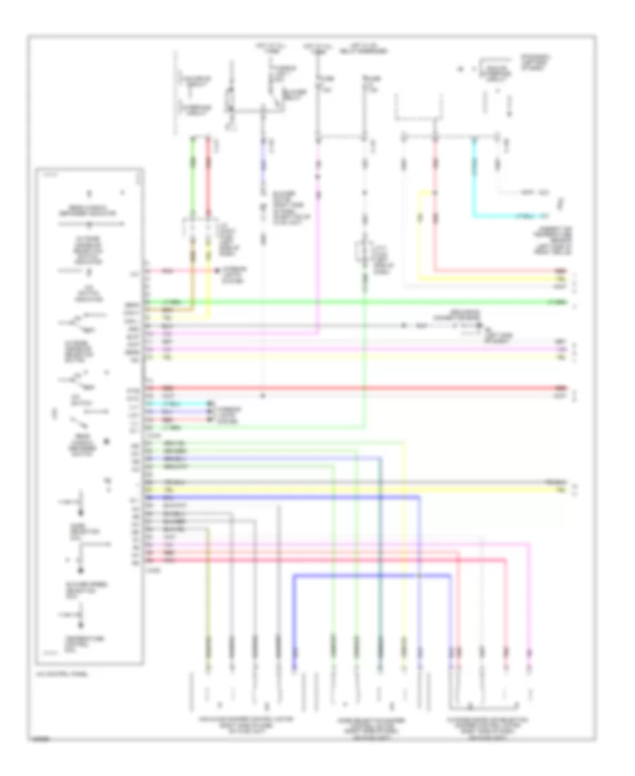 Automatic A C Wiring Diagram 1 of 2 for Mitsubishi Outlander Sport ES 2014