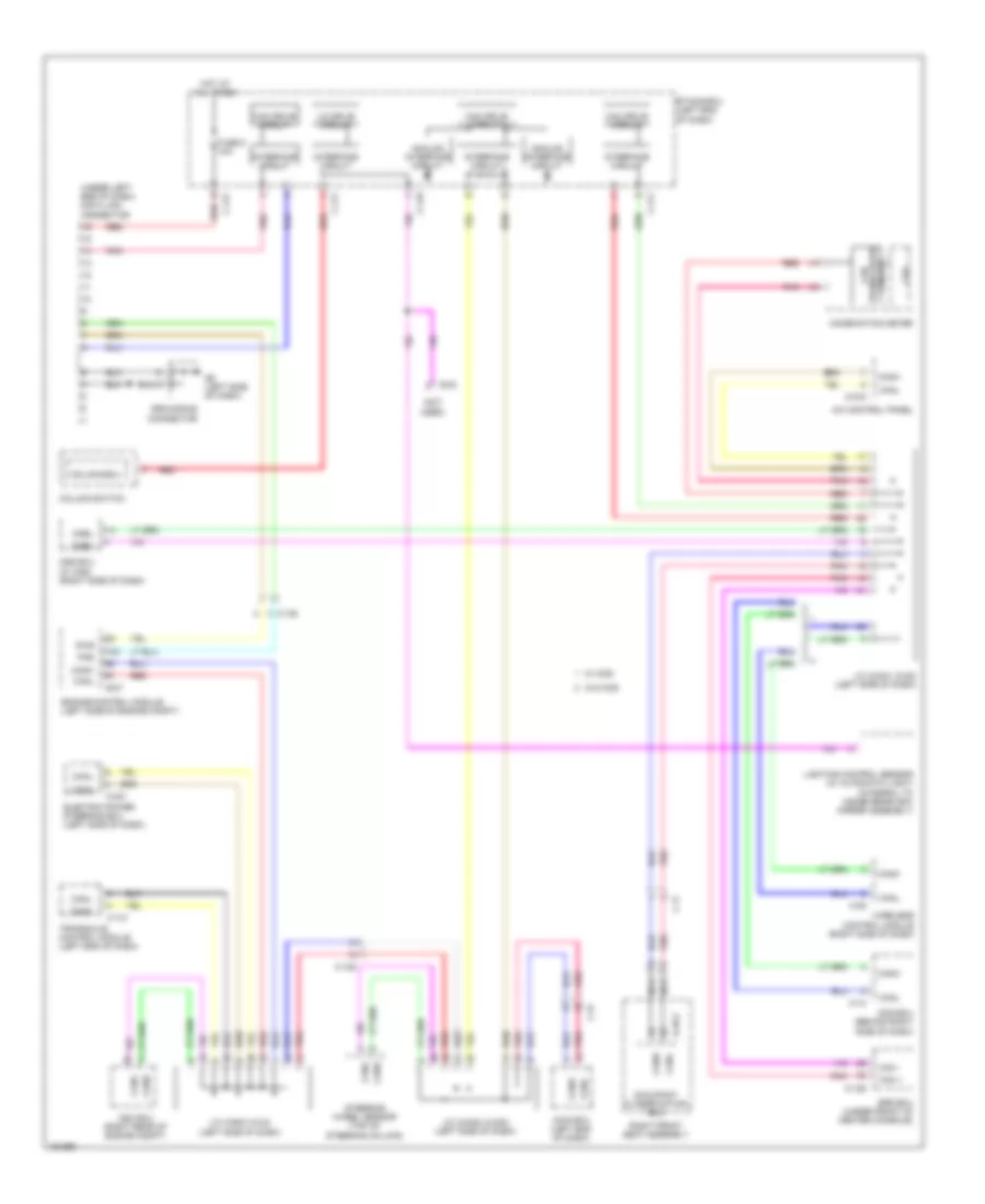 Computer Data Lines Wiring Diagram for Mitsubishi Outlander Sport ES 2014