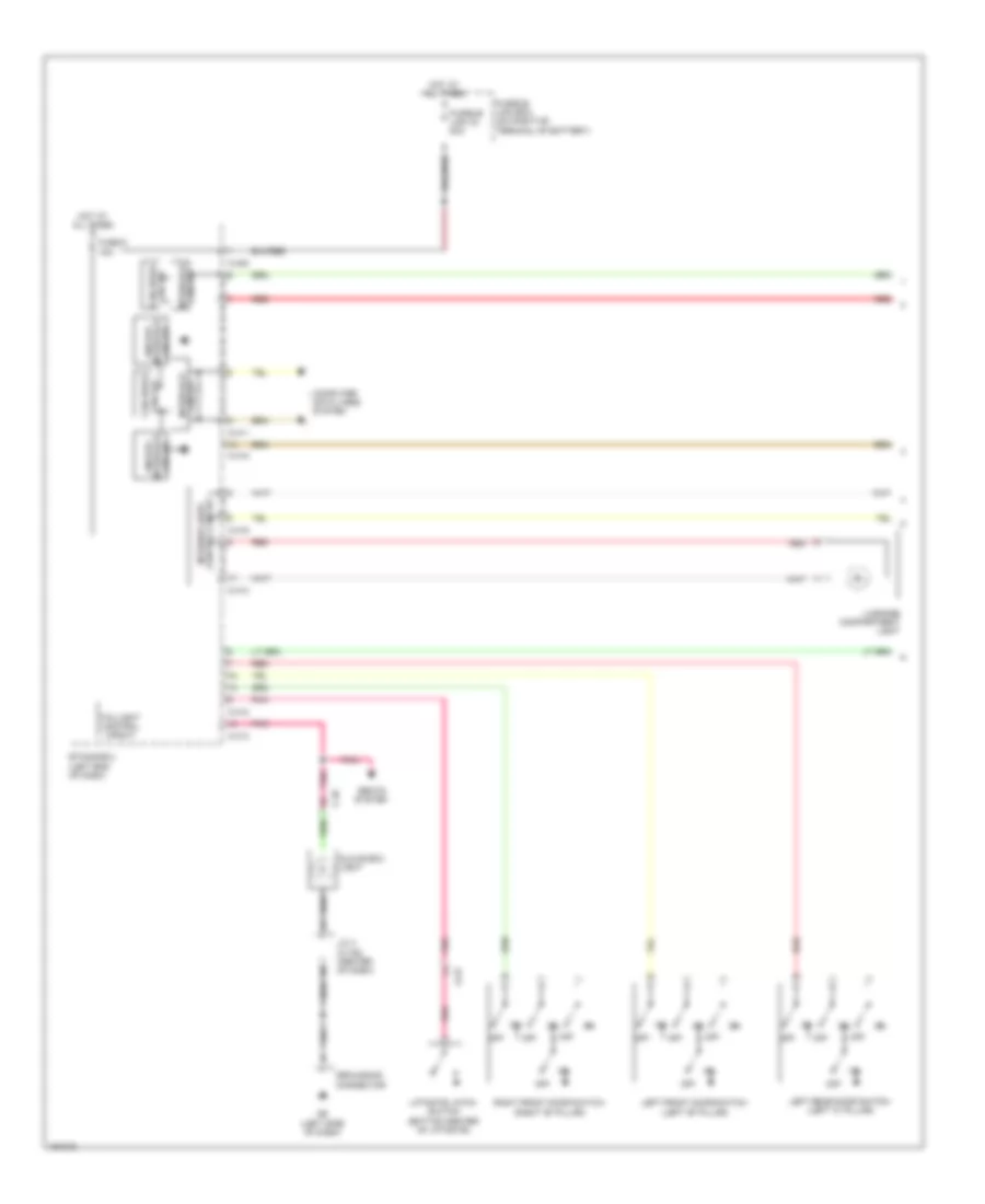 Courtesy Lamps Wiring Diagram 1 of 2 for Mitsubishi Outlander Sport ES 2014