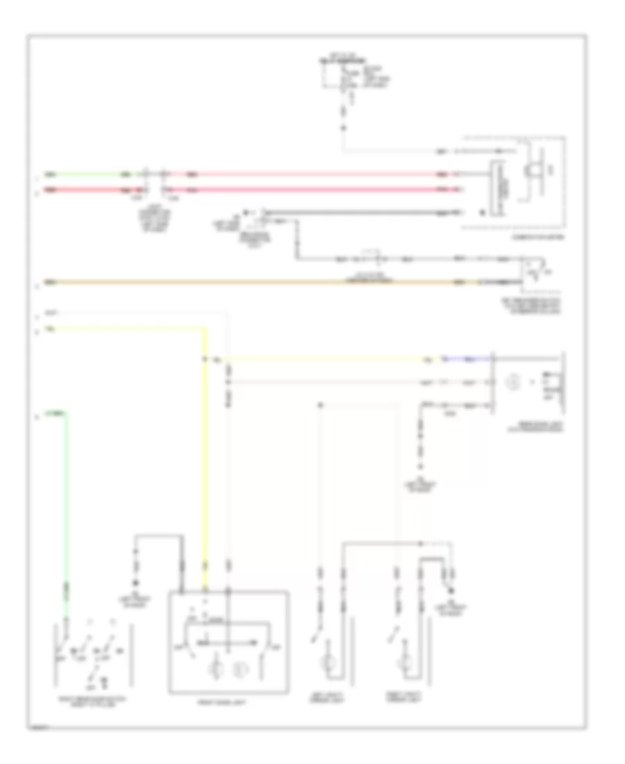 Courtesy Lamps Wiring Diagram (2 of 2) for Mitsubishi Outlander Sport ES 2014