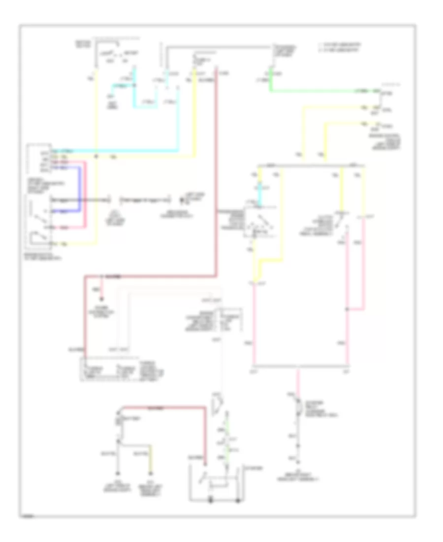 Starting Wiring Diagram for Mitsubishi Outlander Sport ES 2014