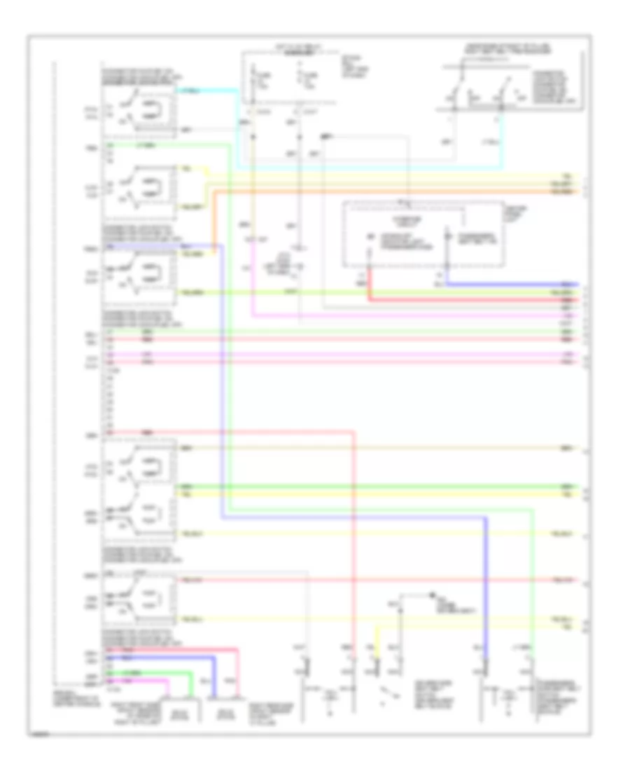 Supplemental Restraints Wiring Diagram 1 of 4 for Mitsubishi Outlander Sport ES 2014