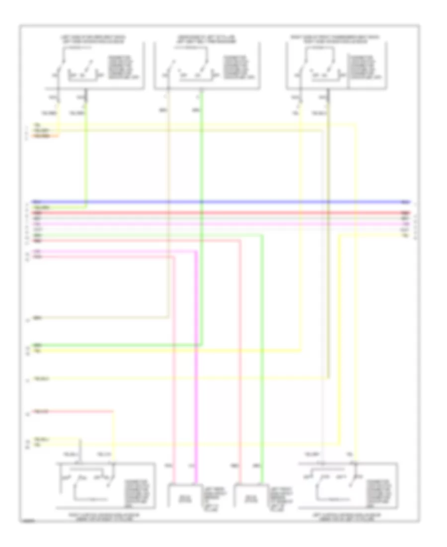 Supplemental Restraints Wiring Diagram (2 of 4) for Mitsubishi Outlander Sport ES 2014