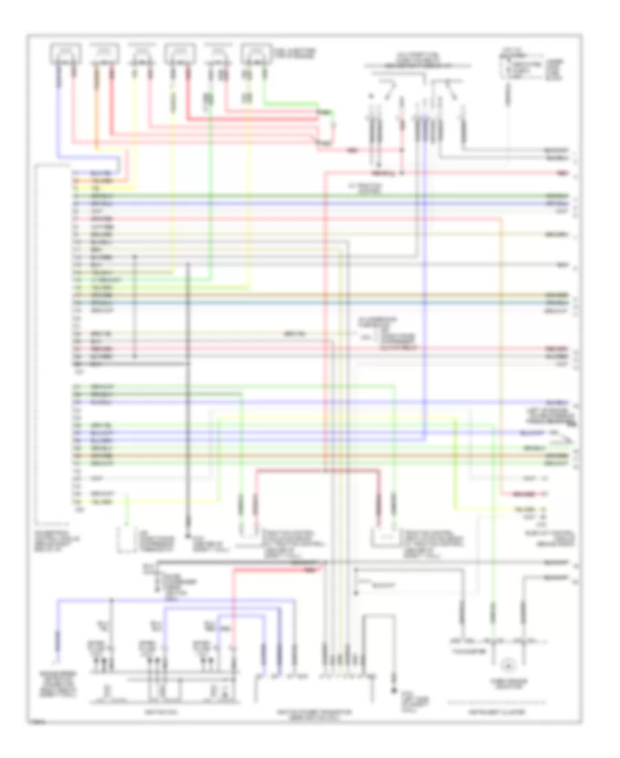 3 0L DOHC Engine Performance Wiring Diagrams 1 of 3 for Mitsubishi Diamante LS 1995