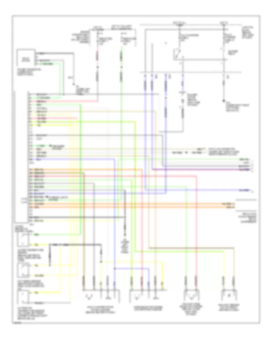 Automatic A C Wiring Diagram 1 of 2 for Mitsubishi Diamante VR X 2004