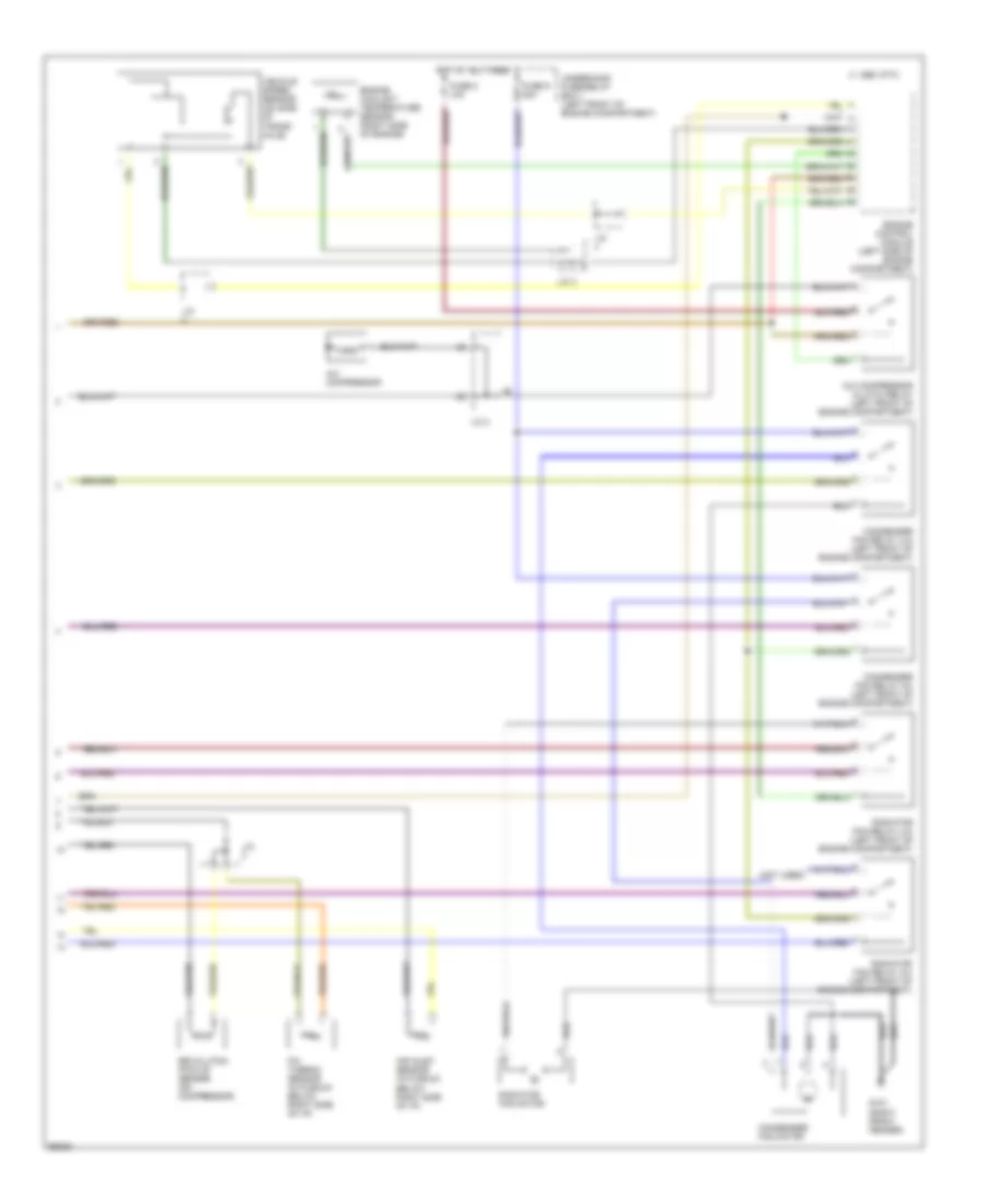 2.0L, AC Wiring Diagram, MT (2 of 2) for Mitsubishi Eclipse GS 1995