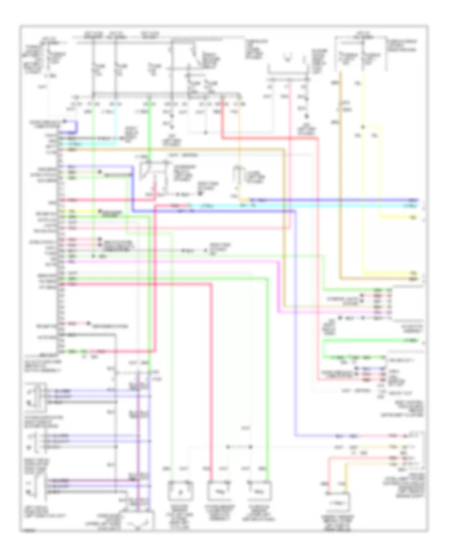 Электросхема кондиционера (1 из 2) для Nissan Altima 2014