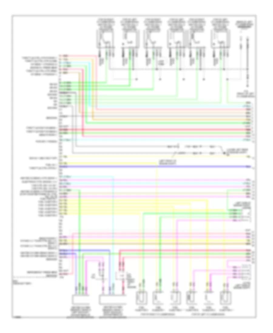 3.5L, Электросхема системы управления двигателем (1 из 4) для Nissan Altima 2014