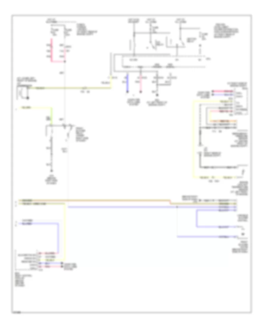Электросхема кондиционера с ручный управлением, 2 Системы Диска управления (2 из 2) для Nissan Titan PRO-4X 2012