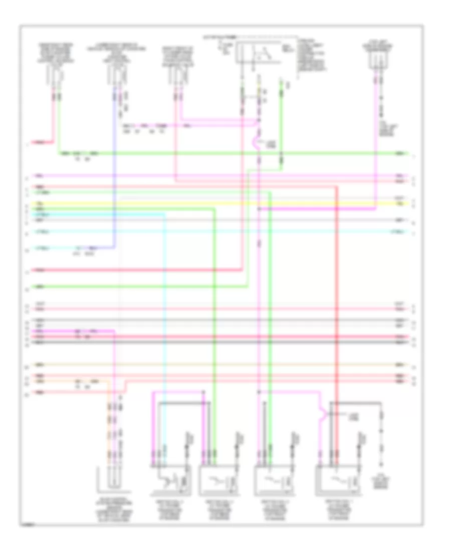 1.8L, Электросхема системы управления двигателем (2 из 5) для Nissan Versa S 2012