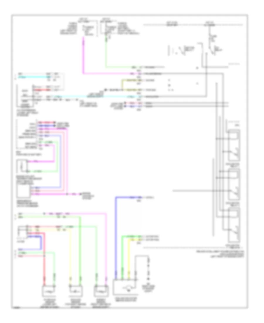 Электросхема кондиционера (2 из 2) для Nissan Sentra FE+SV 2014