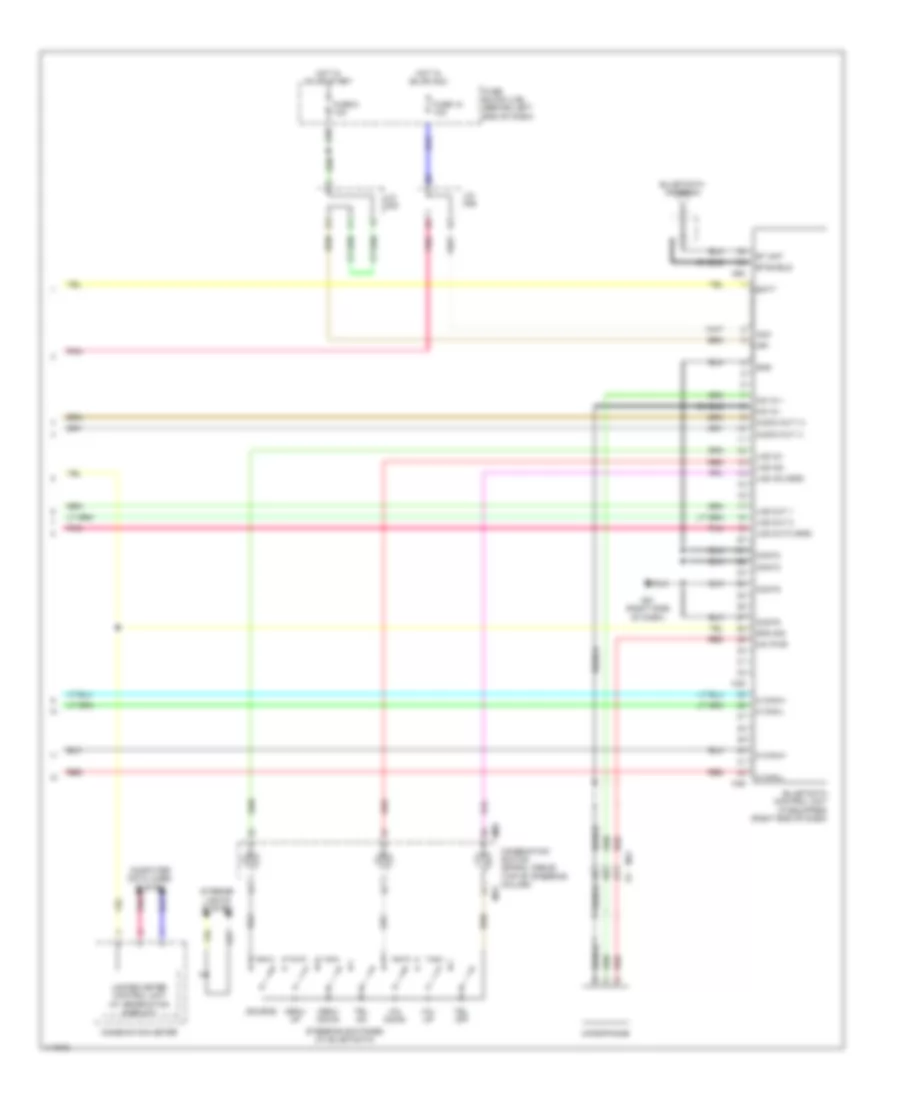 Radio Wiring Diagram, without Bose & withDisplay Audio (2 из 2) для Nissan Sentra FE+SV 2014
