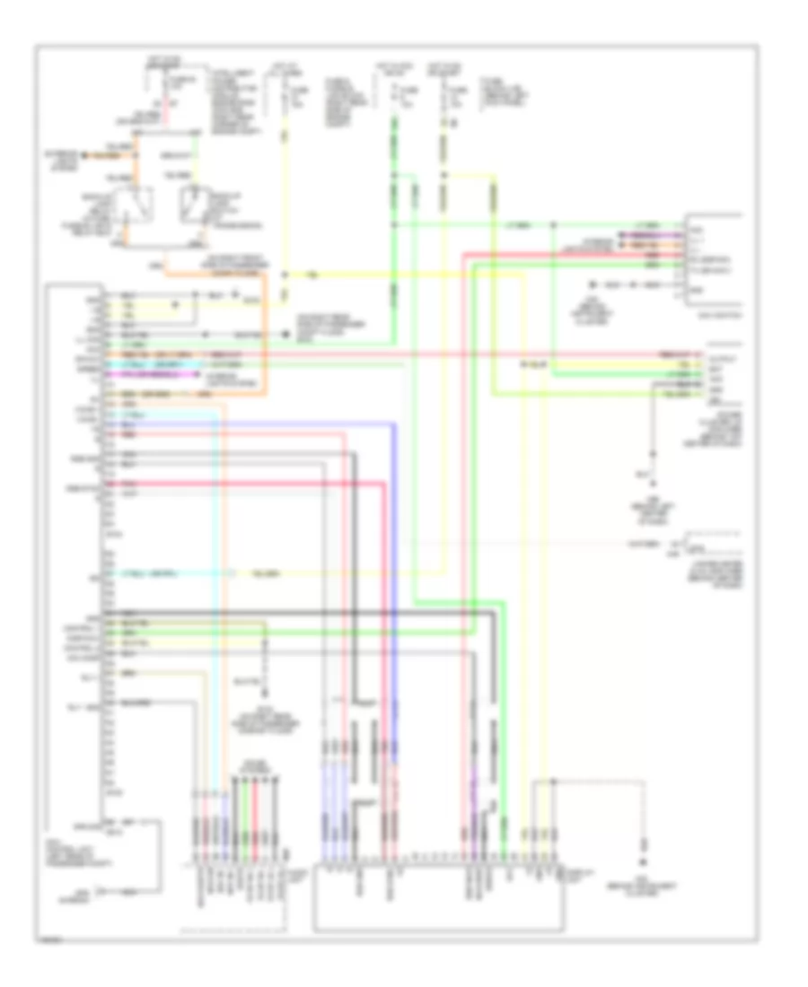 Электросхема навигации GPS для Nissan 350Z 2005
