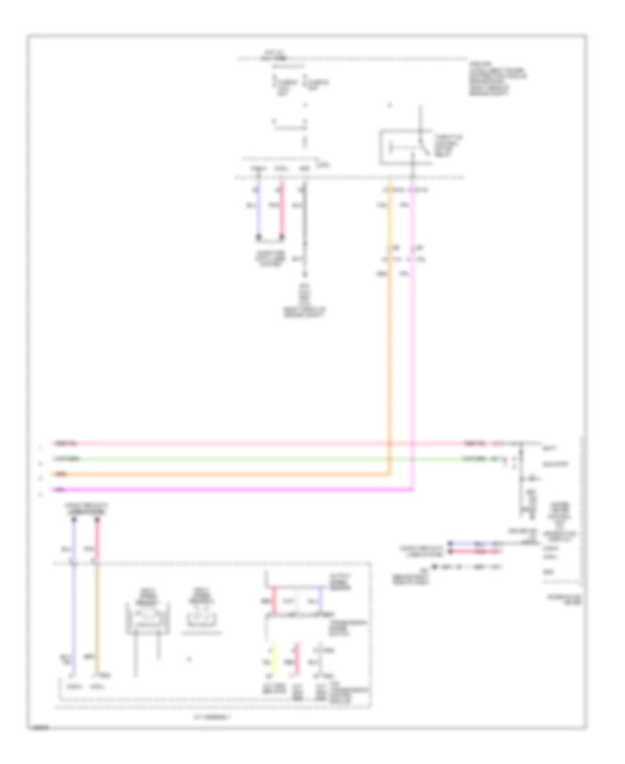 Электросхема системы круизконтроля (2 из 2) для Nissan Frontier PRO-4X 2014
