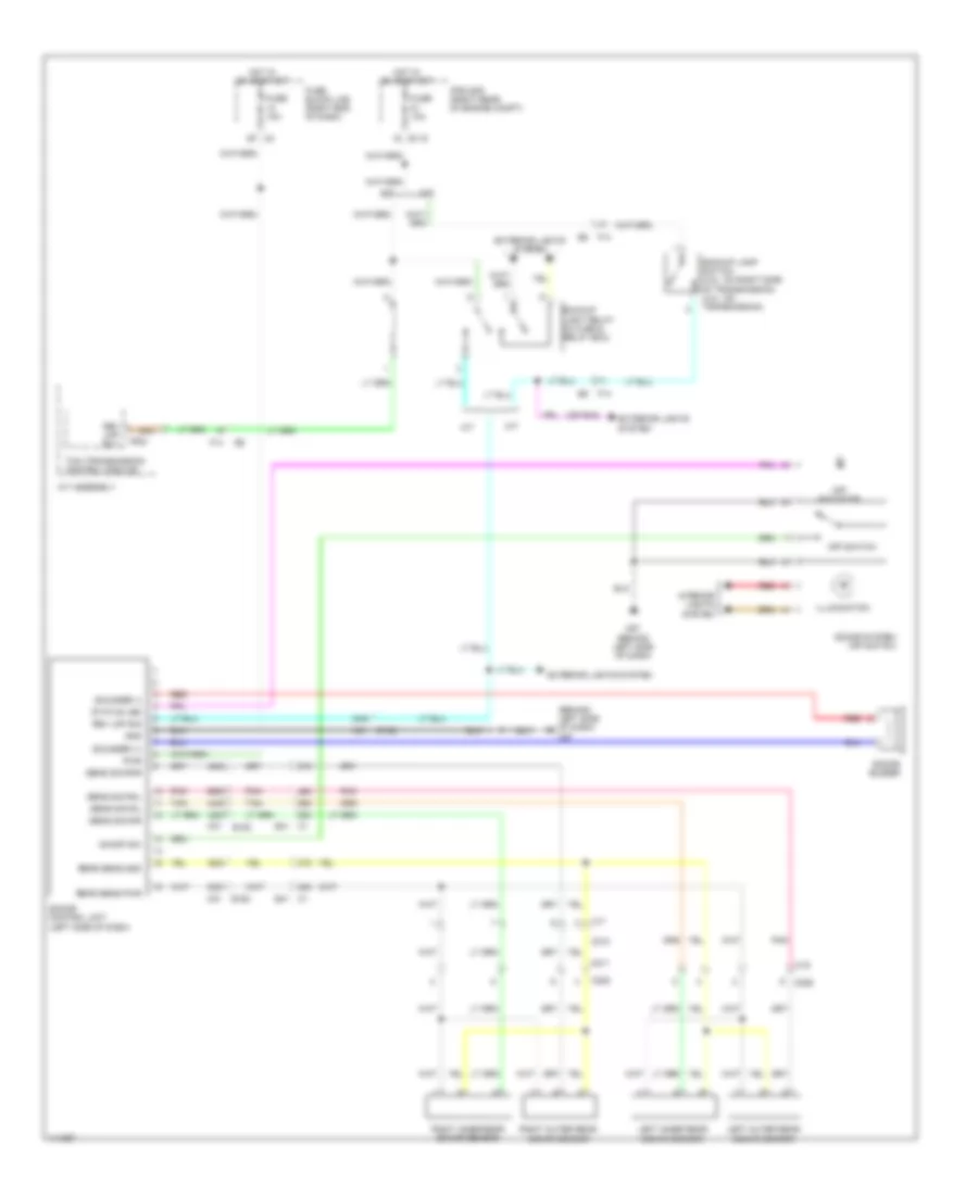 схема гидролокатора для Nissan Frontier PRO-4X 2014