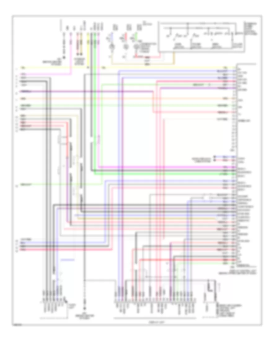 Электросхема навигации GPS (2 из 2) для Nissan Titan LE 2007