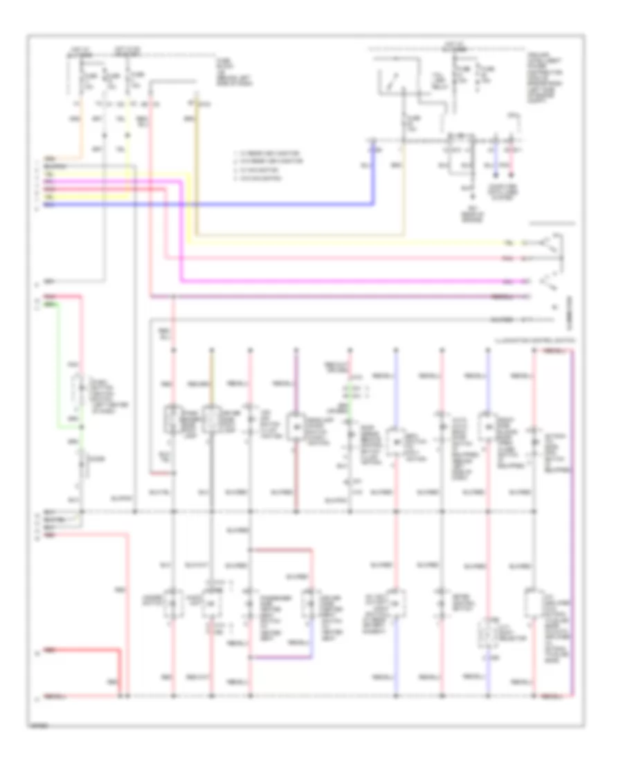 Электросхема подсветки приборов (2 из 2) для Nissan Quest SV 2014