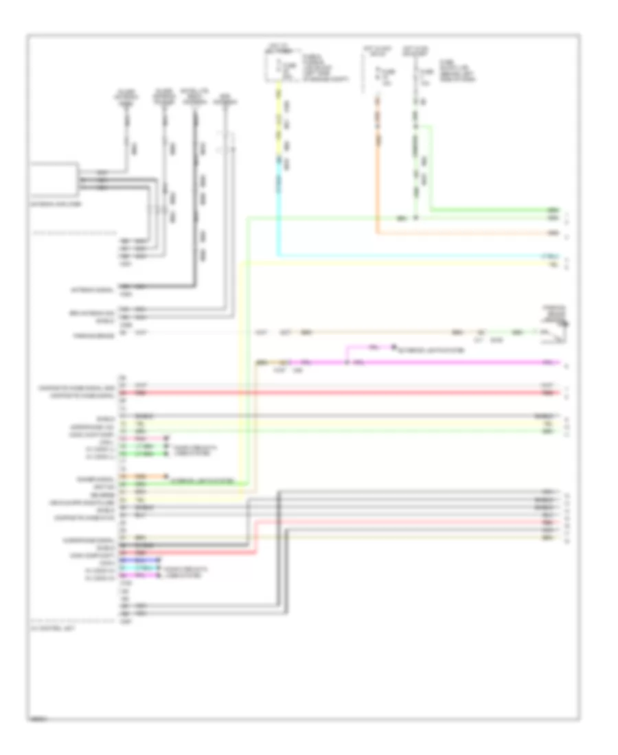 Электросхема магнитолы, Bose С Навигация (1 из 6) для Nissan Quest SV 2014