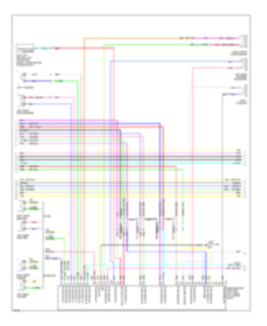 Электросхема навигации GPS (3 из 4) для Nissan 370Z Touring 2010